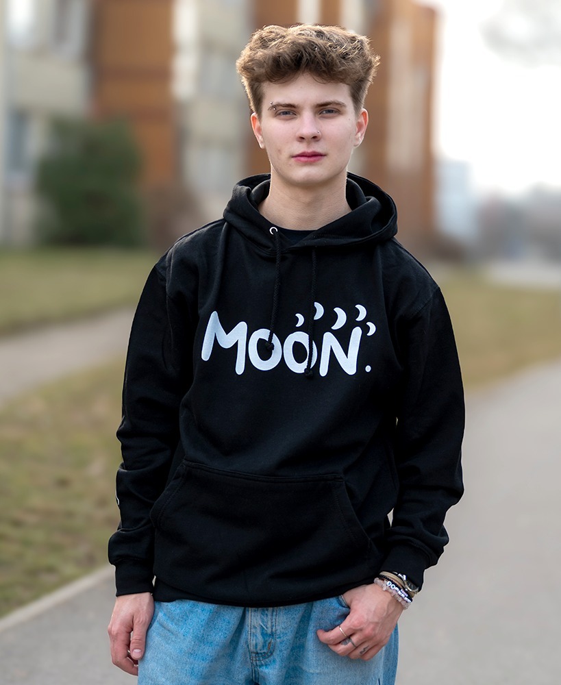 Mikina Moon černá